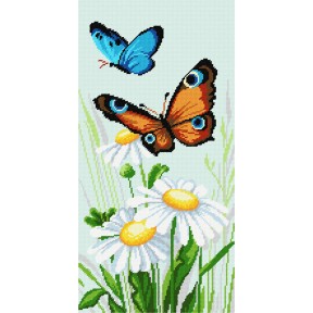 Летние бабочки Набор для вышивания по канве с рисунком Quick Tapestry TS-74