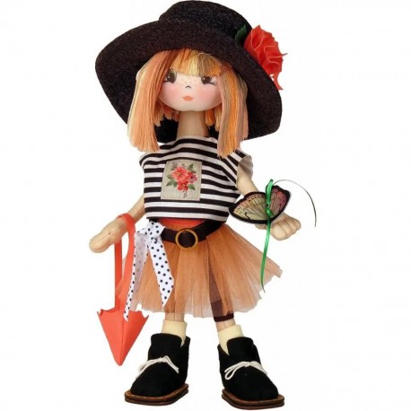Долли Набор для шитья текстильной каркасной куклы Нова Слобода К1214