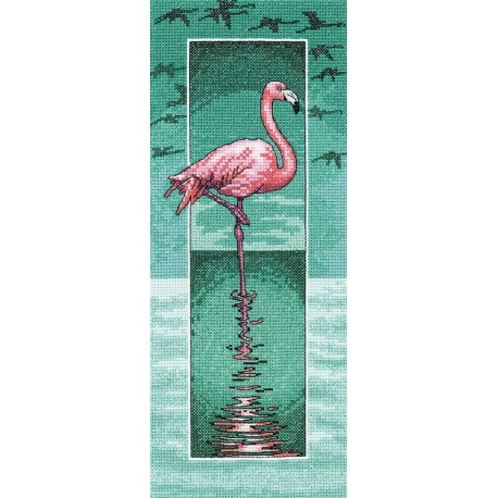 Фламинго Набор для вышивания крестом Heritage Crafts H1420