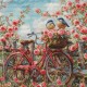 Велосипед с розами Набор для вышивки крестом Luca-S BU5061