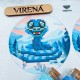 Змея и новогоднее сердце Заготовка для создания новогодних игрушек Virena А5Н_363