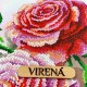 Акварельні троянди Схема для вишивання бісером Virena А3Н_555