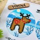 Олень и звезда Заготовка для создания новогодних игрушек Virena А5Н_366