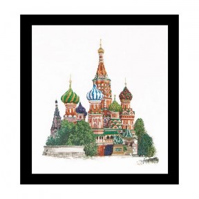 St. Basil's Cathedral Moscow Linen Набор для вышивки крестом Thea Gouverneur gouverneur_513