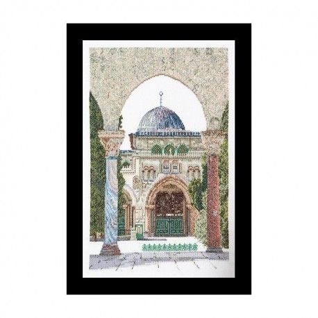 Al-Aqsa Mosque Linen Набор для вышивки крестом Thea Gouverneur gouverneur_534