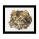 Long-haired Cat Brown Linen Набор для вышивки крестом Thea Gouverneur gouverneur_930