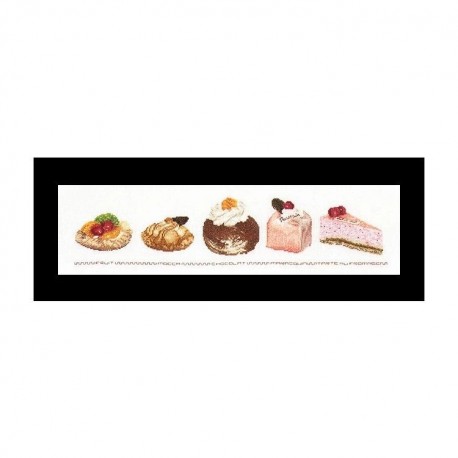 Cake Assortment Aida Набор для вышивки крестом Thea Gouverneur gouverneur_3050A