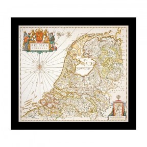 Dutch Antique Map Aida Набор для вышивки крестом Thea Gouverneur gouverneur_1073A