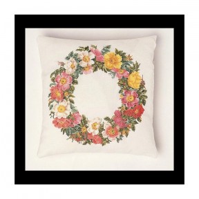 Cushion With Roses Jobelan Набор для вышивки крестом Thea Gouverneur gouverneur_2073