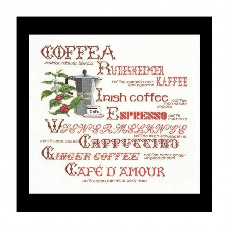 Coffee Sampler Aida Набір для вишивання хрестиком Thea Gouverneur gouverneur_3011A