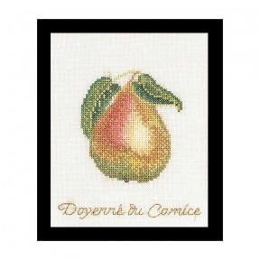 Pear Linen Набір для вишивання хрестиком Thea Gouverneur gouverneur_3001