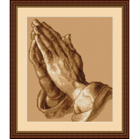 Набор для вышивки крестом Luca-S  Руки молящего B350