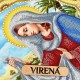 Святое семейство (цветное) Схема-икона для вышивания бисером ТМ VIRENA А3Р_329