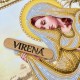 Святое семейство (в золоте) Схема-икона для вышивания бисером ТМ VIRENA А3Р_330