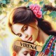 Мати з дитиною Схема-ікона для вишивання бісером ТМ VIRENA А3Н_560