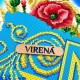 Украина в сердце. С пшеницей Схема для вышивания бисером ТМ VIRENA А2Н_056