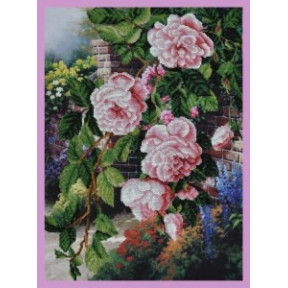 Набор для вышивания Картины Бисером Р-233 Цветы в саду