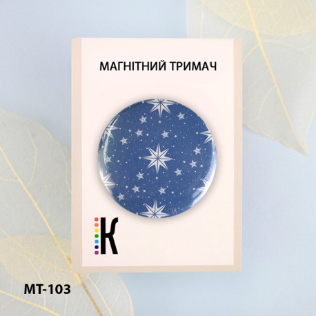 Зимний рисунок 4 Магнитный держатель для игл и схем ТМ КОЛЬОРОВА МТ-103