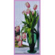 Набір для вишивання Картини Бісером Р-242 Тюльпани на вікні фото