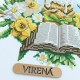 Рушник до Великодня на кошик Заготовка для вишивки бісером Virena РКВ_090