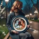 Влюбленные лисы Электронная схема для вышивания крестом Wonderland Сrafts WLP-008