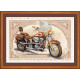 Набор для вышивки крестом Риолис РТ-0032 Harley Davidson фото