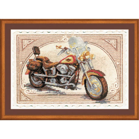 Набор для вышивки крестом Риолис РТ-0032 Harley Davidson фото