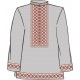 Сорочка мужская, лен, длинный рукав, ТПК-202 размер 60