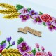 Спасовський рушник на кошик (великий) Заготовка для вишивання бісером Virena РКВ_093