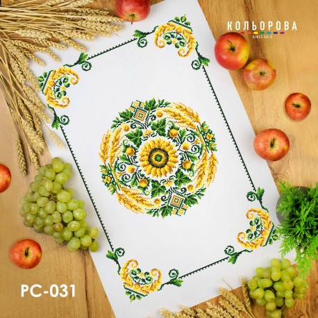 Спасівський Заготовка для вишивання бісером рушника ТМ КОЛЬОРОВА РС-031