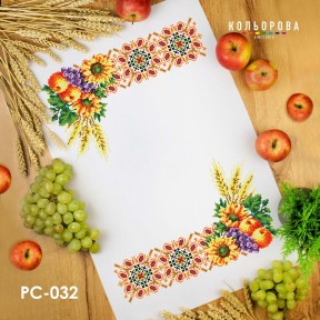 Спасівський Заготовка для вишивання бісером рушника ТМ КОЛЬОРОВА РС-032