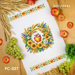 Спасівський Заготовка для вишивання бісером рушника ТМ КОЛЬОРОВА РС-037