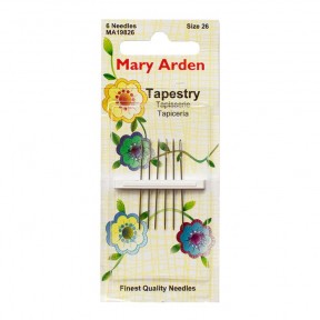 Tapestry/Cross Stitch №26 (6шт.) Набір гобеленових голок Mary Arden MA19826