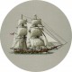 Високий корабель Ніагара Схема для вишивання хрестом Heritage Crafts HC245