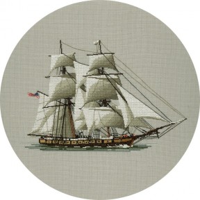 Високий корабель Ніагара Схема для вишивання хрестом Heritage Crafts HC245