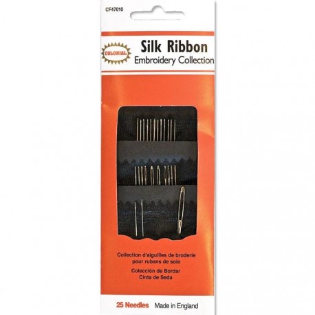 Silk Ribbon Embroidery Set (25шт) Набір голок Colonial Needle CF47010