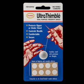 Наперстки самоклеючі багаторазові 8шт + насадка «Ultra Thimble» Colonial Needle SM700