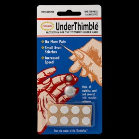 Наперстки самоклеючі багаторазові 8шт + насадка «Under Thimble» Colonial Needle SM200