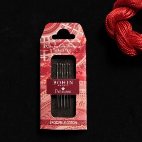 Embroidery №26 (6шт.) Набір голок для вишивання на бавовні Ножиці Bohin 99992