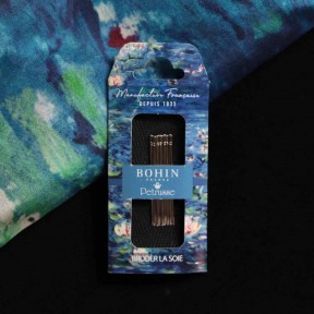 Embroidery №10 (15шт.) Набір голок для вишивання на шовку Ножиці Bohin 99990