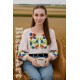 Женская вышиванка (лён) Заготовка для вышивки бисером или нитками Biser-Art SZ107ба-л