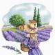 ПРЕДЗАКАЗ Лавандовое поле. Lavender Field Набор для вышивания крестом AVA P007