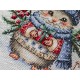Рождественская магия. Christmas Magic Набор для вышивания крестом AVA P027