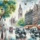 Лондон. London Набор для вышивания крестом AVA P055