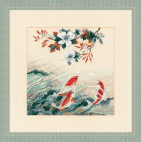 Набір для вишивки хрестиком Ріоліс +1574 Танцюючі рибки