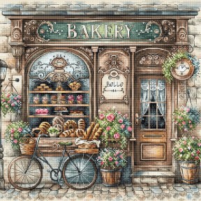 Стара пекарня. The Old Bakery Набір для вишивання хрестиком AVA P100
