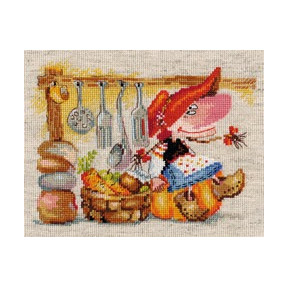 Набор для вышивки крестом Алиса 0-129 Овощная кладовушка