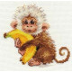 Набір для вишивки хрестиком Аліса 0-127 Мавпочка! фото