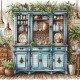 Синя шафа Blue Cupboard Набір для вишивання хрестом AVA P102