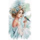 Жінка саду. The lady of the garden Набір для вишивання хрестиком AVA P148
